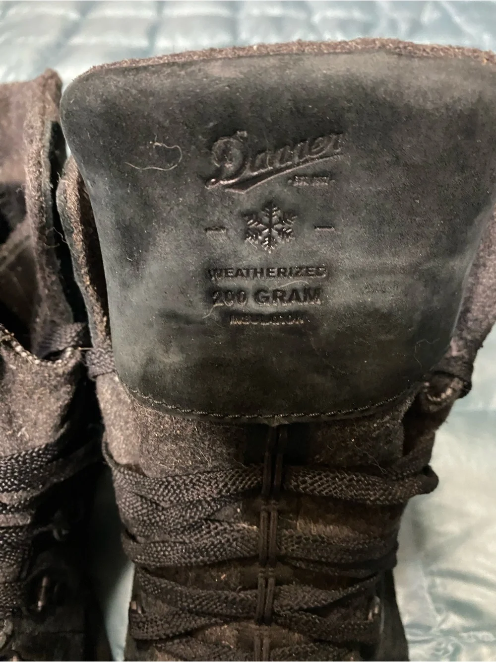 NWOT Danner Artic 600 Zip Men's Black Suede Waterproof Hiking Boots Sz 9.5.